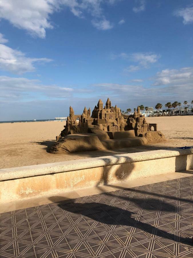 Beach-Arenas Daire Valensiya Dış mekan fotoğraf